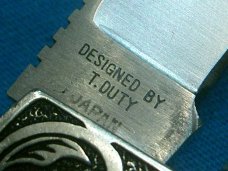 VINTAGE TAYLOR CUTLERY T DUTY JAPAN BONE FOLDING FIXED BLADE SKINNING POCKET KNIFE KNIVES OLD