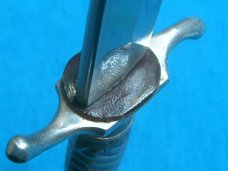 VINTAGE CARL SCHLIEPER EYE BRAND GERMAN EYE BALL CLAW DAGGER KNIFE KNIVES OLD SHEATH FIXED BLADE
