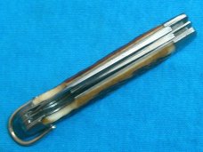 VINTAGE 4 LINE CAMILLUS CUTLERY CO BONE EZ EASY OPEN JACK FOLDING POCKET KNIFE KNIVES OLD