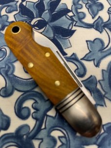 Great Eastern Cutlery #252123 Beerlow Knife in Orange Osage Wood