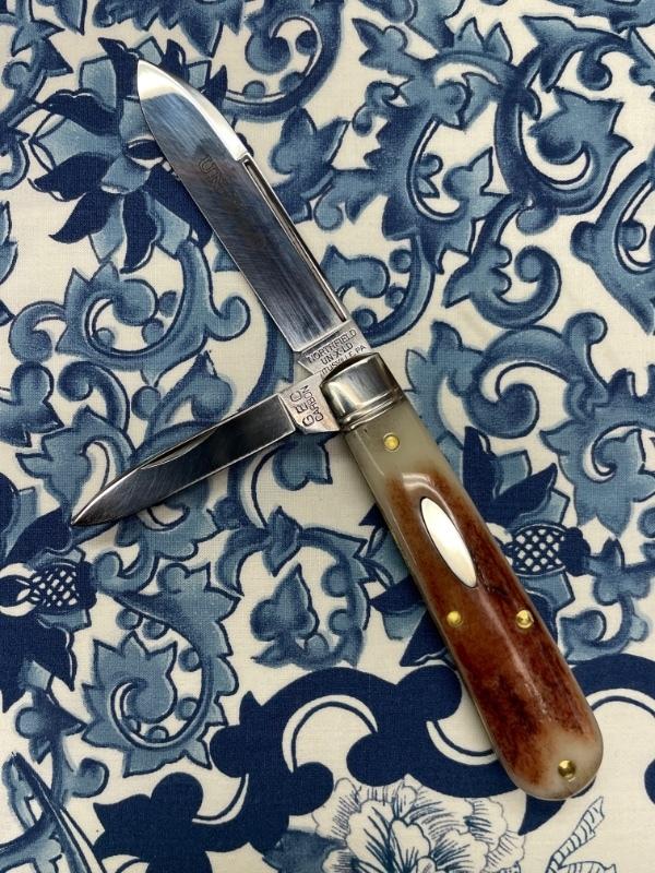 Great Eastern Cutlery #392222 Sheffield Jack 2-Blade Pocket knife with Pioneer Bone SCALES Great Eastern Cutlery #392222 Sheffield Jack 2-Blade Pocket knife with Pioneer Bone SCALES