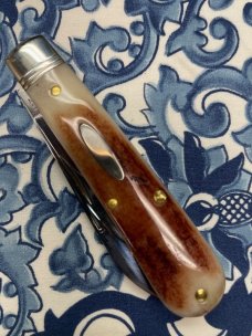 Great Eastern Cutlery #392222 Sheffield Jack 2-Blade Pocket knife with Pioneer Bone SCALES