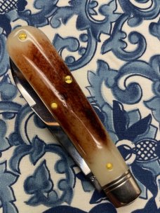 Great Eastern Cutlery #392222 Sheffield Jack 2-Blade Pocket knife with Pioneer Bone SCALES