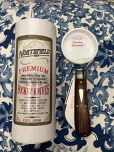 Great Eastern Cutlery #47P123 Harvester Pocket Knife with Chechen Rosewood Scales