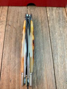 Canal Street For Rigid Knives Congress Amber Carved Stag Bone 2007