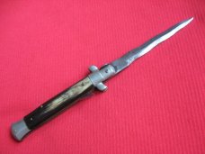 Vintage 1950's INTER ITALY Kriss Picklock STILETTO 9" (23 cm.) Switchblade Knife