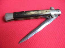 Vintage 1950's INTER ITALY Kriss Picklock STILETTO 9" (23 cm.) Switchblade Knife