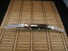 SCHRADE OLD TIMER 858 LUMBERJACK USA VINTAGE LARGE STOCKMAN TRIPLE BLADE FOLDING UNUSED POCKET KNIFE