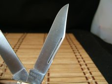 SCHRADE OLD TIMER 858 LUMBERJACK USA VINTAGE LARGE STOCKMAN TRIPLE BLADE FOLDING UNUSED POCKET KNIFE
