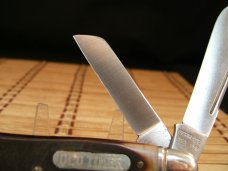 SCHRADE OLD TIMER 858 LUMBERJACK USA VINTAGE LARGE STOCKMAN TRIPLE BLADE FOLDING UNUSED POCKET KNIFE