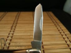 SCHRADE OLD TIMER 858 LUMBERJACK USA VINTAGE LARGE STOCKMAN TRIPLE BLADE FOLDING UNUSED POCKET KNIFE