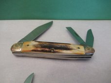 Case XX 1983 Stag Whittler Set of 3 Knives Pattern # (1) 5380 (2) 5383 (3) 5308