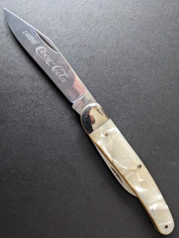 COKE COLA CRACKED ICE GERMAN MADE N/S BRASS LIKE NEW