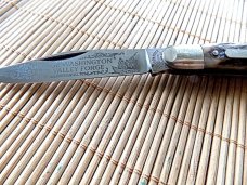 J. Nielsen-Mayer & Sons Cutlery Co Cleve. Ohio Stag Whittler Knife Serial#0318