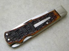 Remington UMC USA R1123L Bone Double Lockback Knife NIB