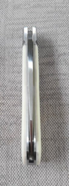 Pablo Castellani Super Tusk Native..4"..14C28N...Fluted/integral/doved bolsters..makers pouch/coa