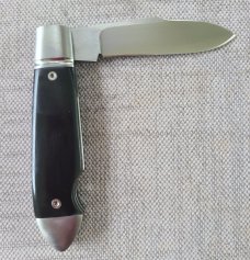 Vincenzo Balistreri Buffalo Horn Bullet Head Easy Open.3.75"...Flutedl..AEB-L..filework...coa..slip.