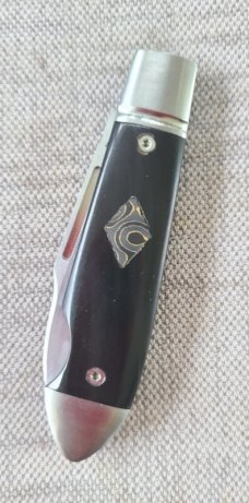 Vincenzo Balistreri Buffalo Horn Bullet Head Easy Open.3.75"...Flutedl..AEB-L..filework...coa..slip.