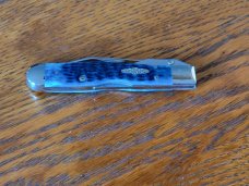 Case XX 2005 Cheetah Cub Mediterran Blue Bone Life Member CCC Annual Knife
