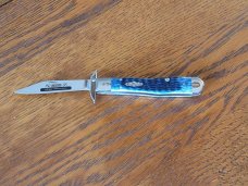 Case XX 2005 Cheetah Cub Mediterran Blue Bone Life Member CCC Annual Knife