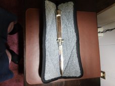 AGA CAMPOLIN 15" SWITCHBLADE 1990's stag swivel bolster"super clean"