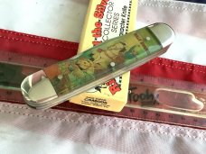 Vintage Camillus 2 Blade Large Cigar Knife w/ Riders of the Silver Screen Handles -Dale Evans -NOS