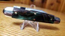 Great Eastern Cutlery 592322 Shaffer Farm Splitback Whittler, Hummingbird Acrylic, NEW/MINT in Tube.