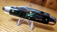 Great Eastern Cutlery 592322 Shaffer Farm Splitback Whittler, Hummingbird Acrylic, NEW/MINT in Tube.