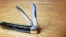 Great Eastern Cutlery 592322 Shaffer Farm Splitback Whittler, Hummingbird Acrylic, NEW/MINT in Tube.