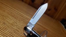 Great Eastern Cutlery 592322 Shaffer Farm Splitback Whittler, Hummingbird Acrylic, NEW/MINT in Tube.