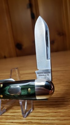 Great Eastern Cutlery 592322 Shaffer Farm Splitback Whittler, Hummingbird Acrylic, NEW/MINT in Tube.