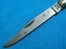 VINTAGE CASE XX USA 61048 DELRIN FOLDING POCKET TOOTHPICK SINGLE BLADE TRAPPER KNIFE KNIVES OLD