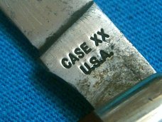 VINTAGE CASE XX USA 61048 DELRIN FOLDING POCKET TOOTHPICK SINGLE BLADE TRAPPER KNIFE KNIVES OLD