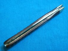 VINTAGE CASE XX USA 61048 DELRIN FOLDING POCKET TOOTHPICK SINGLE BLADE TRAPPER KNIFE KNIVES OLD