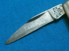 VINTAGE MCGREW ARKANSAS USA FOLDING POCKET TOOTHPICK SINGLE BLADE JACK KNIFE KNIVES OLD