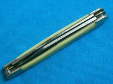 VINTAGE MCGREW ARKANSAS USA FOLDING POCKET COKE BOTTLE SWELL CENTER SLEEVEBOARD KNIFE KNIVES OLD