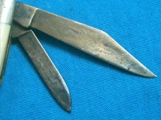 VINTAGE SEARS CRAFTSMAN USA 95041 TRAPPER FOLDING POCKET KNIFE KNIVES OLD SMALL