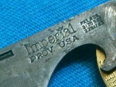 VINTAGE IMPERIAL PROV USA LOCKBACK FOLDING POCKET TEXAS TOOTHPICK TICKLER FISH KNIFE KNIVES OLD RED