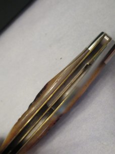 Canal Street 2006 Amber Stag Bone Stockman Model # 312302