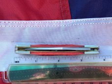 Case xx 1989 Medium 3 3/4" Lock back Knife (MDL# 61405 LSS) w/ Great Red Handles -NOS M/NM
