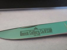 Queen Linen Micarta Lock Back D-2 Steel Pattern # 1500