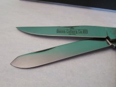 Queen Amber Carver'd Stag Bone Trapper D-2 Steel Pattern # 19  