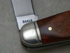 Remington USA R4468 1997 Wood Lumberjack Bullet Knife NIB