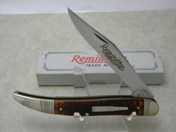 Remington UMC USA 1987 Bone R1613 "The Fisherman" Bullet Toothpick Knife in Box