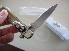 A. G. A. Campolin Dominus Lever Maltese Cross 6 Incher W/Brazilian Horn Handles  NIB