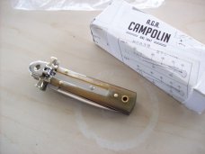 A. G. A. Campolin Dominus Lever Maltese Cross 6 Incher W/Brazilian Horn Handles  NIB