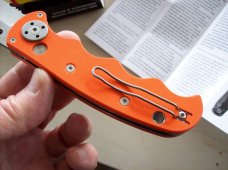 Spyderco Autonomy Automatic Knife Orange H1 Golden, Colo. U.S.A. NIB Scarce!