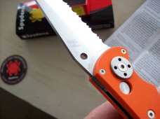 Spyderco Autonomy Automatic Knife Orange H1 Golden, Colo. U.S.A. NIB Scarce!