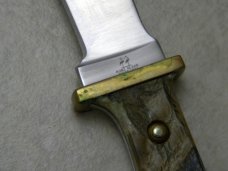 Kissing Crane Robt Klaas Solingen Germany No. 77 Horn Sheath Knife NIB