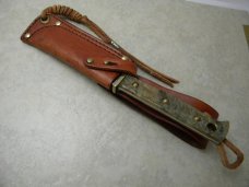 Kissing Crane Robt Klaas Solingen Germany No. 77 Horn Sheath Knife NIB